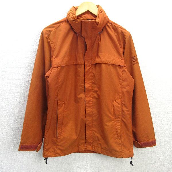 日本製 エーグル AIGLE ウィンドブレーカー S オレンジ ブラウン