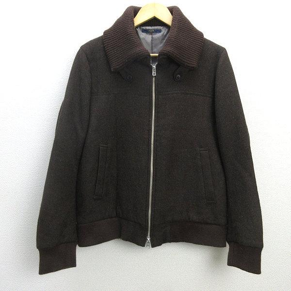 H□シンプリシテェ/simplicite PLUS 中綿ウールジャケットJKT/茶/MENS 