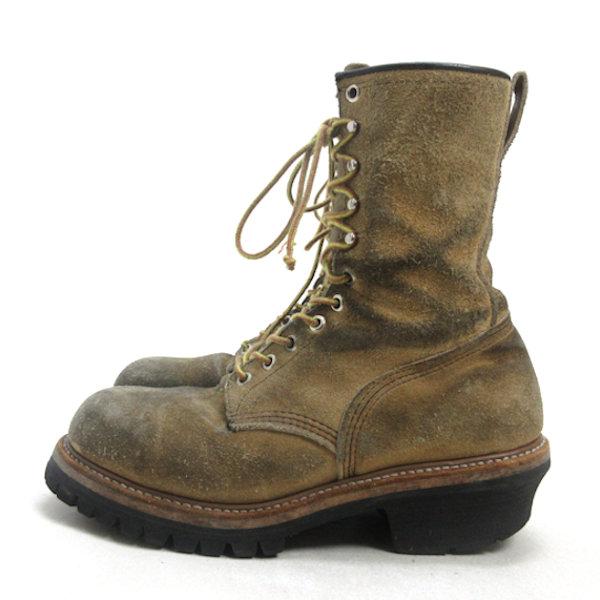 RED WING ロガーブーツ 8211 アメカジ スチールトゥ ヴィンテージ REDWING - レッドウィングロガーブーツスチールトゥの通販 by