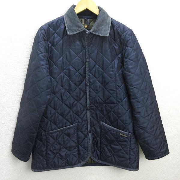 G□ラベンハム/LAVENHAM キルティングジャケット/中綿【36】紺/men's