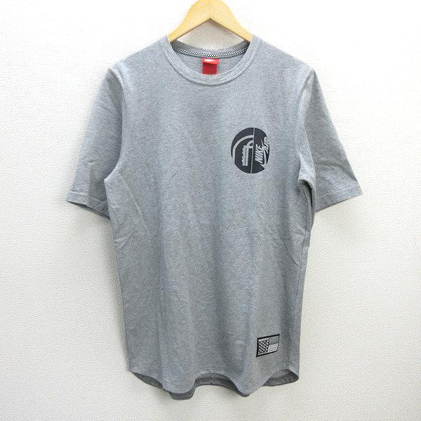 G□ナイキ/NIKE Tシャツ コットン/スポーツウェア【L】灰/men's/131