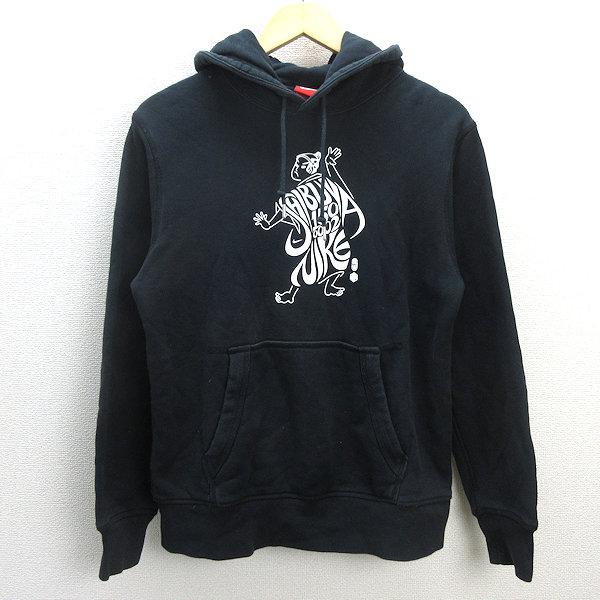 H■ナイキ/NIKE 渋谷スクランブルスクエア店限定 歌舞伎 プルパーカー スウェット【L】黒/MENS■30【中古】