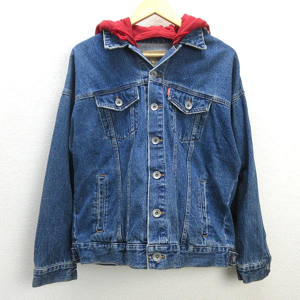H□ロデオクラウンズ/RODEO CROWNS スウェットフード付き デニム 