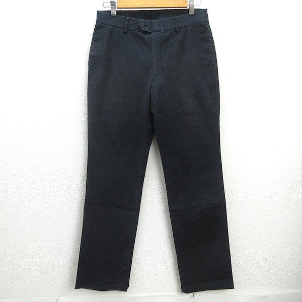 H□ラコステ/LACOSTE コットンパンツ チノパン【82】紺/MENS□180  