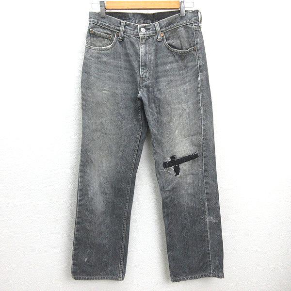 H□リーバイス/Levi's 533 ブラックデニムパンツ ジーンズ【W31 H□リーバイス/Levi's 533 ブラックデニムパンツ ジーンズ【W31