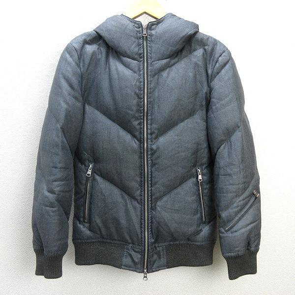 H□アバハウス/ABAHOUSE フーディダウンジャケットJKT【2】灰色/MENS 