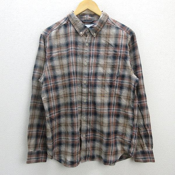 新品 90年代 Columbia GRT 長袖シャツ チェック plaid G□コロンビア/Columbia sportswearcompany 長袖BDシャツ/チェック柄