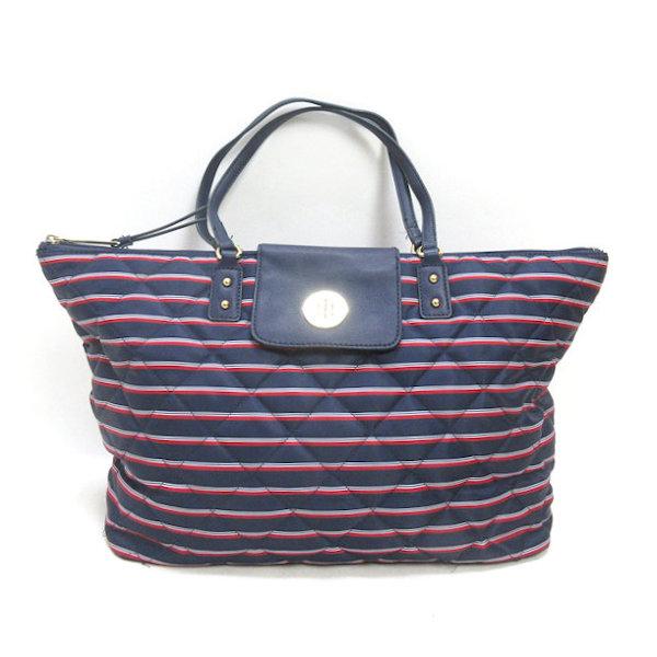 G□トミーヒルフィガー/TOMMYHILFIGER キルティングトートバッグ 
