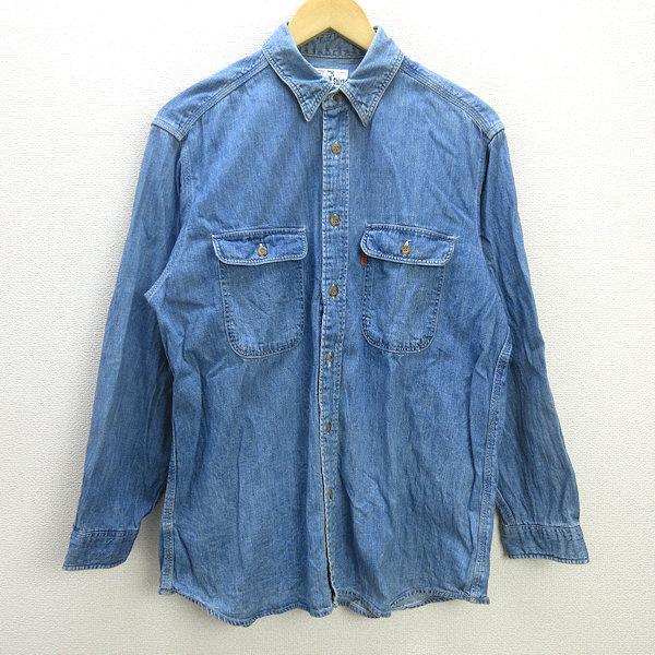 H□90s□リーバイス/Levi's サドルマンタグ オレンジタブ 長袖デニム
