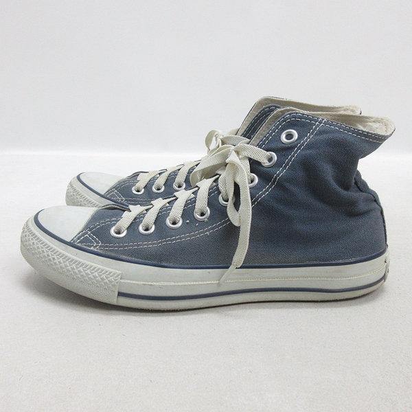D□【25.5cm】コンバース/CONVERSE ALLSTAR ハイカットスニーカー□青 