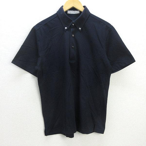 G□ユナイテッドアローズ/UNITED ARROWS GRL 半袖BDポロシャツ【XL】紺