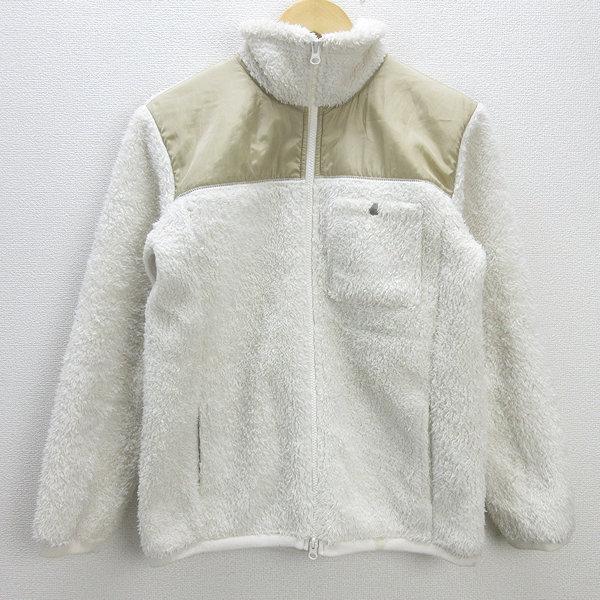 D□ナノユニバース/nano base フリースジャケット JKT【M】白/MENS/53 
