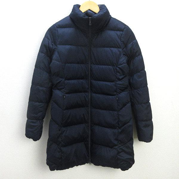 D□ユニクロ/UNIQLO ストレッチダウンコート 146586【M】紺/LADIES/u11