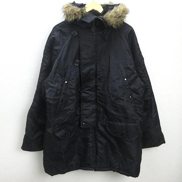 H□ドッグハウス/DOG HOUSE N3-B ミリタリージャケット【XL】黒/MENS 
