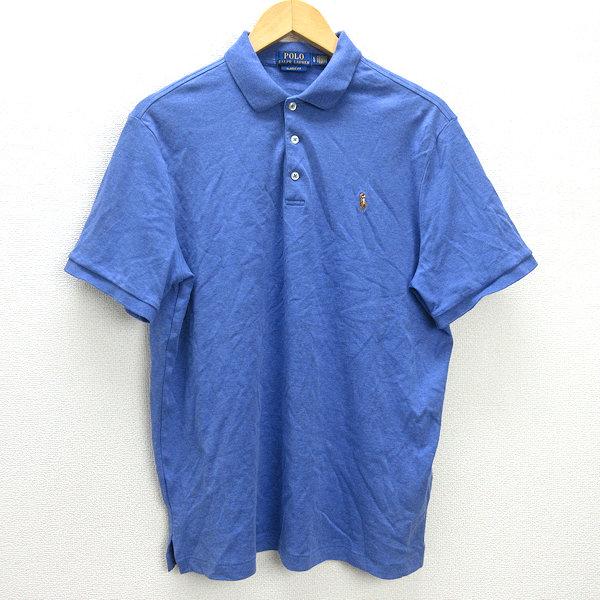 G□ポロラルフローレン/POLORalphLoren 半袖ポロシャツ/コットン【L