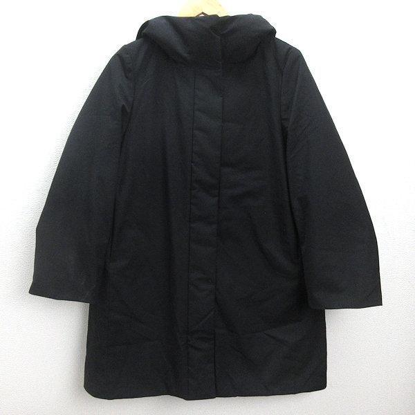 D□ユニクロ/UNIQLO ハイブリッドダウンコート450491【M】黒/LADIES/26