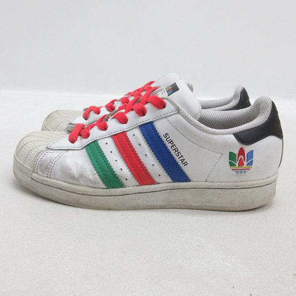 Q□【23cm】アディダス/ADIDAS SUPERSTAR COLORFUL TREFOIL
