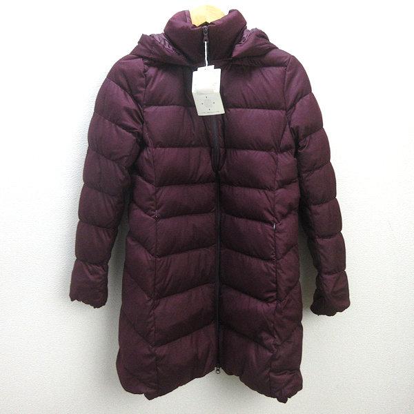 ジジです G□ユニクロ/UNIQLO ストレッチダウンコート/212-146586【XL】ボルドー