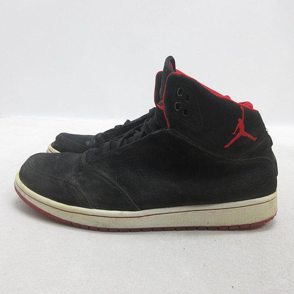 Q■BIGサイズ【31cm】ナイキ/NIKEエアジョーダン air Jordan 1 Flight 5 バスケットシューズ■黒/MENS/6【中古】