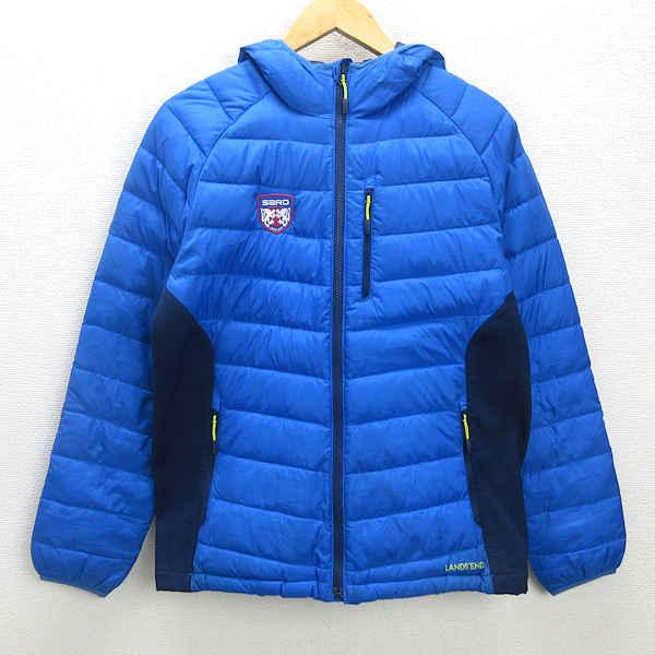 G□ランズエンド/LANDSEND 中綿ダウンジャケット【M】青/men's
