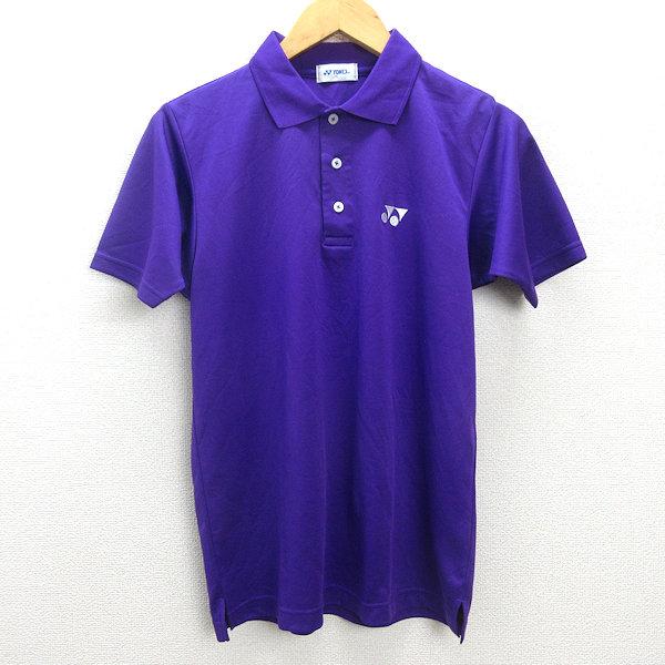YONEX ポロシャツ パープル G□ヨネックス/YONEX 半袖ポロシャツ/スポーツウェア【S】紫/men's/83