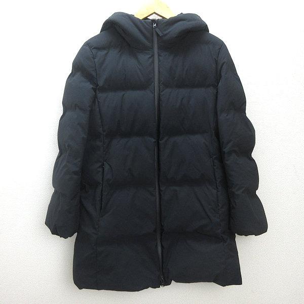 UNIQLO ブラック シームレスダウンロングコート女性 L Q□ユニクロ
