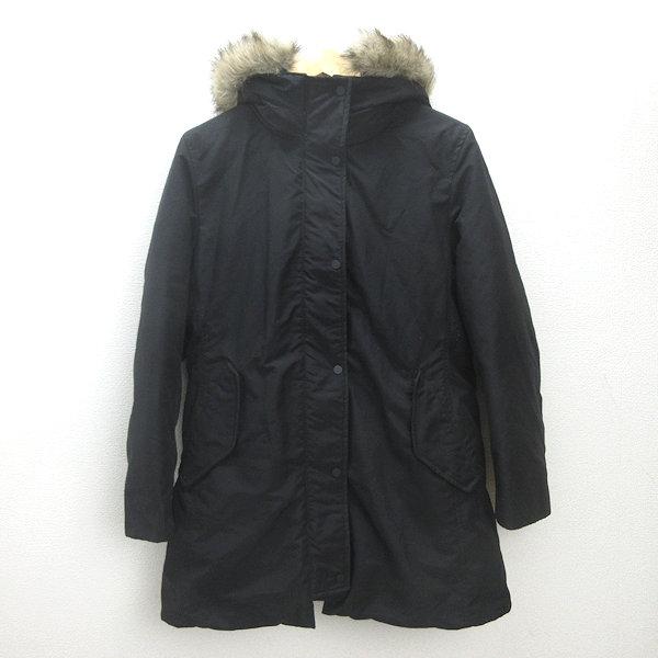 Q□ユニクロ/UNIQLOノンキルトダウンショートコート□黒【レディースXL 