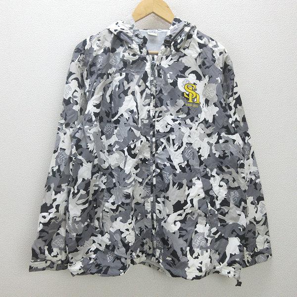 G□ソフトバンクホークス/Softbank HAWKS ナイロンジャケット/野球【L