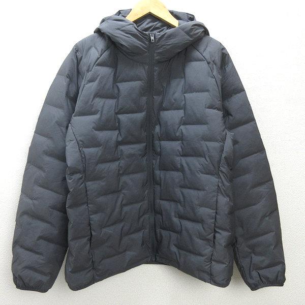Q□ユニクロ/UNIQLO パフテックPUFFTECH 中綿ジャケット□灰【XL】MENS 