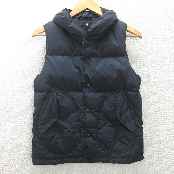 ユニクロ　+J ジルサンダー　ブラックダウンベスト U□ユニクロ/UNIQLO＋J JIL SANDER ダウンベスト/317-066690【S】黒