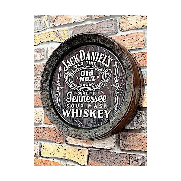 アメリカン 樽底壁掛け 看板 ビンテージ アンティーク ジャックダニエル バー 1985-shop_hs0718