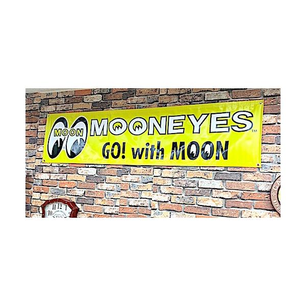 ムーンアイズ グッズ アメリカン雑貨 MOONEYES ビニールバナー ムーンアイズ グッズ アメリカン雑貨 MOONEYES ビニールバナー