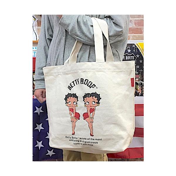 Betty Boop ベティちゃん グッズ トートバッグ ツインベティ Betty Boop ベティちゃん グッズ トートバッグ ツインベティ