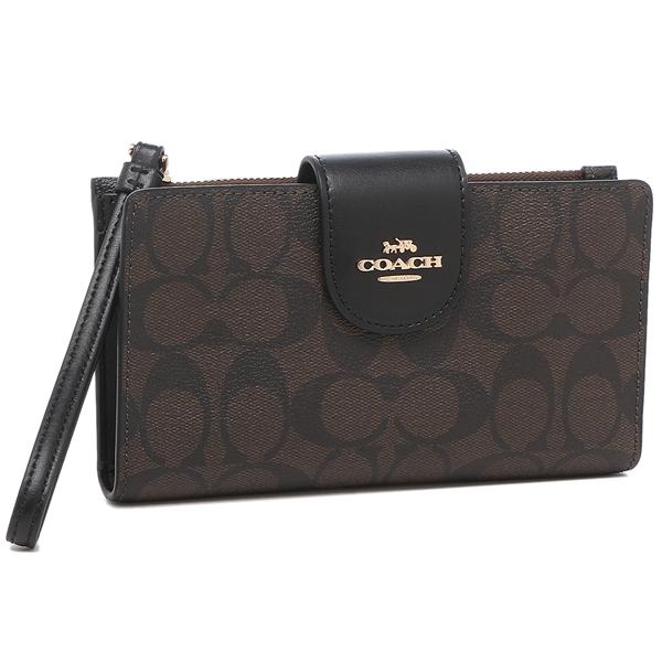 COACH コーチ 長財布 シグネチャー ブラウン - 通販 - guianegro.com.br