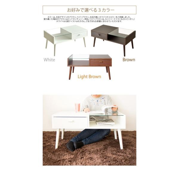 センターテーブル ローテーブル 通信販売 コーヒーテーブル ガラステーブル アーバン Cuwace リビングテーブル White ホワイト