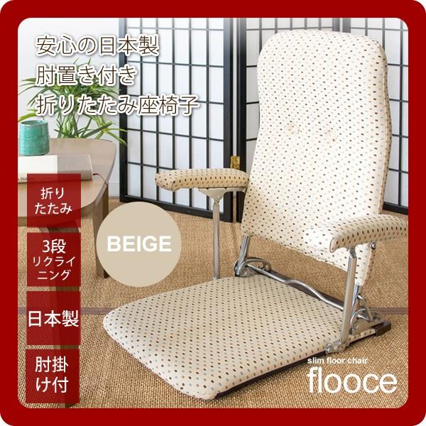 NCjO֎q ܂肽 tA`FA[ tH[fBO RpNg It I| F x[W(flooce) x[W(beige)  CX ȃXy[X