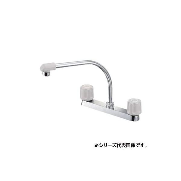 感謝価格 U Mix ツーバルブ台付混合栓 U Mix Sanei K61d Lh 13 キッチン蛇口 水栓 Diy 工具 三栄 お試し価格