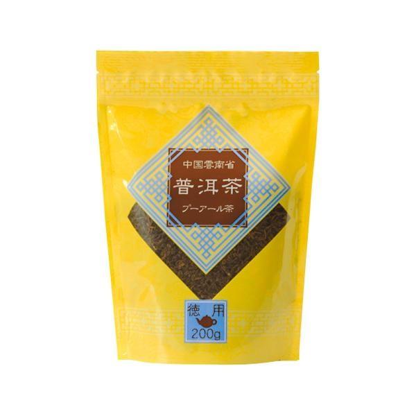 （同梱・代引き不可）ティーブティック 中国茶  徳用 プーアール茶 200g×12セット 65