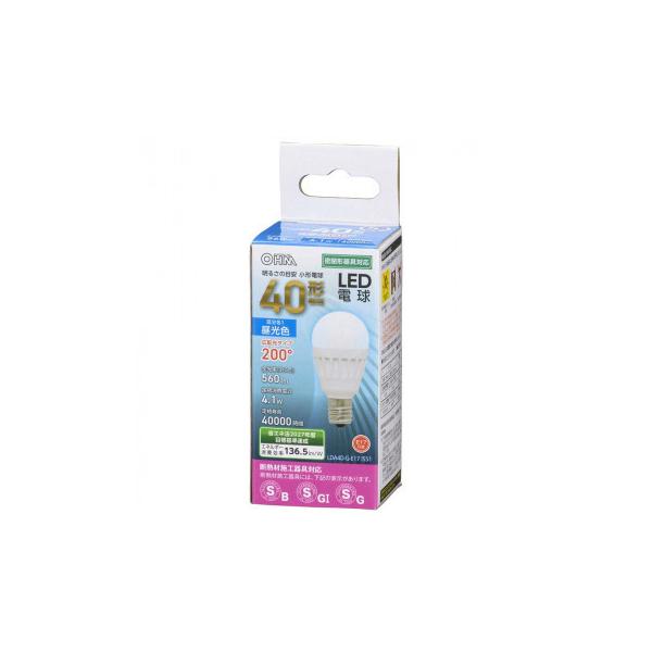 OHM LED�d�� PS�` E17 40�`���� �L�z�� �����F LDA4D-G-E17 IS51