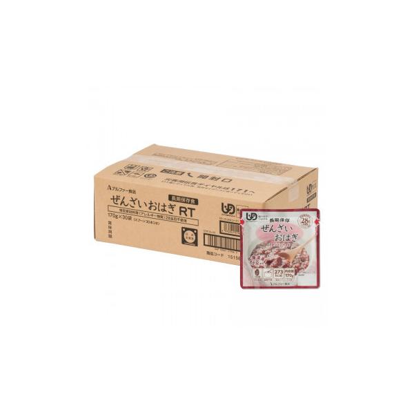 アルファー食品 ぜんざいおはぎRT 170g 15156227 ×30袋