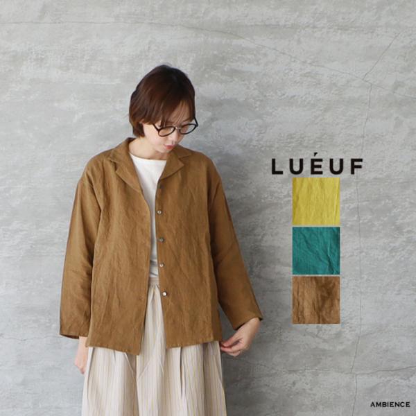 SALE セール 30%OFF LUEUF ルフ フレンチリネンオープンカラーシャツ SALE セール 30%OFF LUEUF ルフ フレンチリネンオープンカラーシャツ