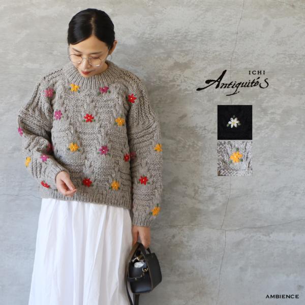 ICHI Antiquites ICHI Antiquite's イチアンティークス 花刺繍ペルー