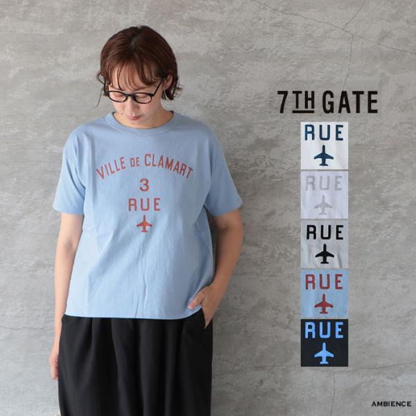 【SALE 10%OFF】 7th GATE セブンスゲート プリントTシャツ”VILLE DE CLAMART” メール便発送 日本製 26春夏 ic-de