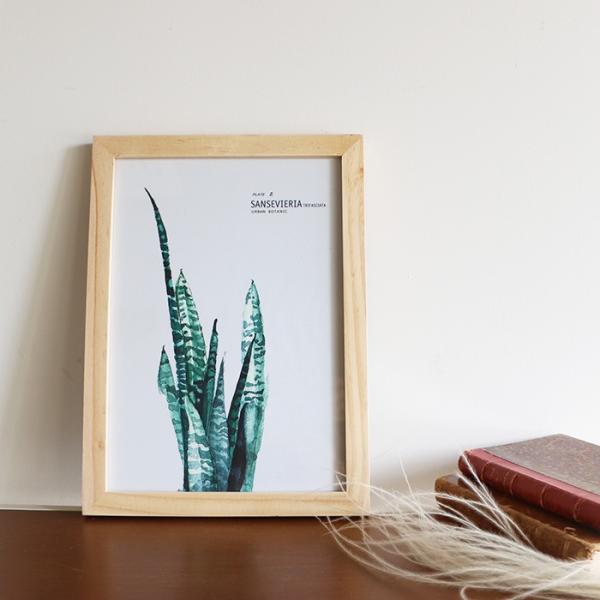 Natural wood frame A4TCY i` [֕s