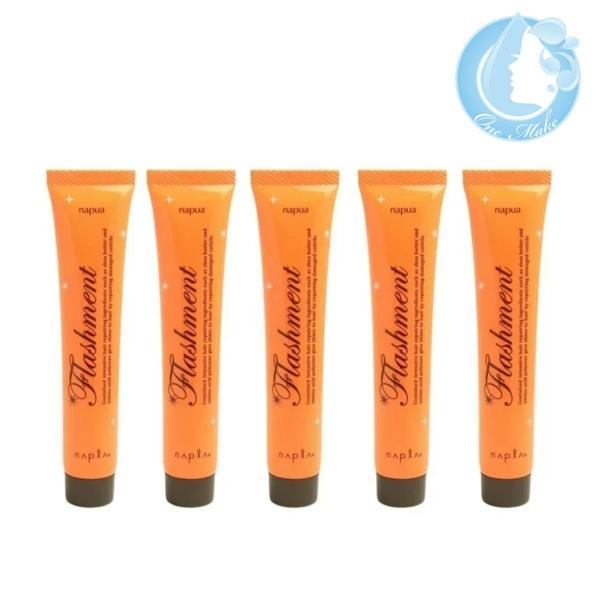 ■髪のパサつきや広がりがきになる方に適した集中トリートメント■内容量：50g×5個■その他：パッケージや商品デザイン等予告なく変更される場合がありますので予めご了承ください。【5個セット】ナプラ ナピュア フラッシュメント モイスチャーヘア...