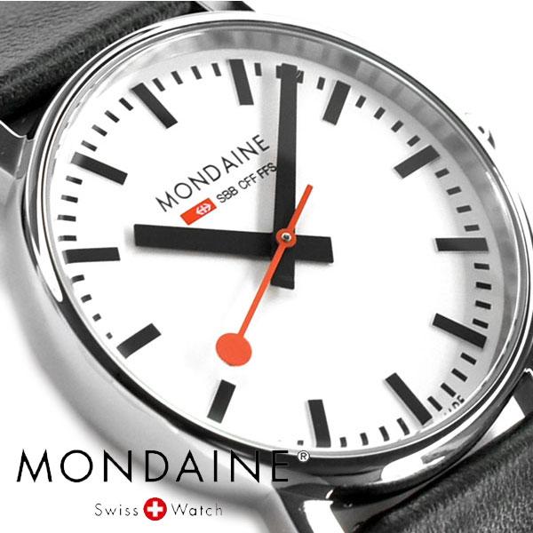 MONDAINE モンディーン EVO メンズ クォーツ 腕時計 ホワイト