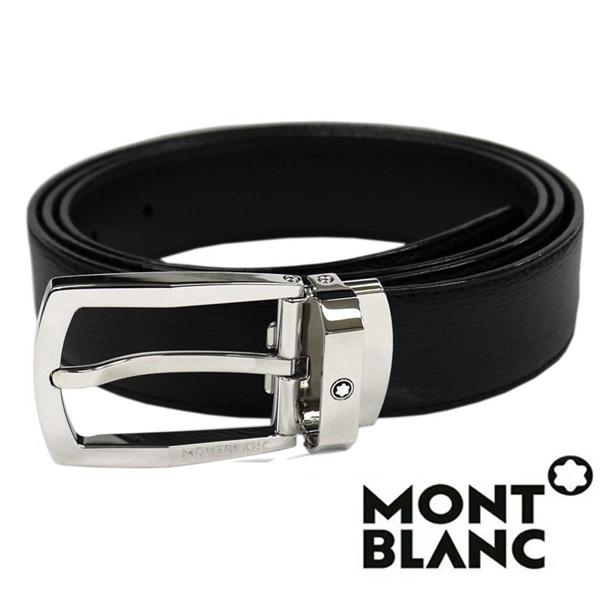 新品 モンブラン MONTBLANC ベルト クラシック ライン ブラック/ブラウン MONTBLANC - 新品 モンブラン MONTBLANC ベルト クラシック ライン