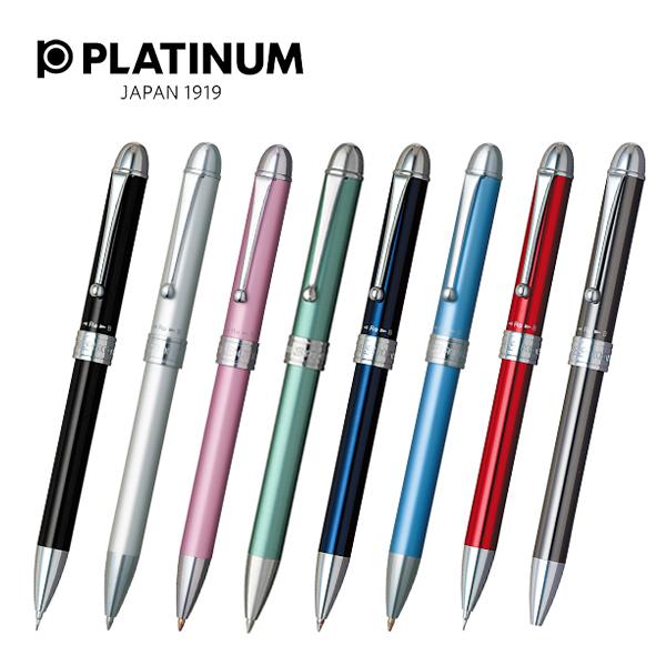 【ブランド名】 プラチナ万年筆 【シリーズ名】 ダブル3アクション 【商品番号】 MWB-1000C 【種類】 ツイスト式多機能ペン 【カラー】 ブラック：MWB-1000C-1アイスホワイト：MWB-1000C-3フレッシュピーチ：MWB...