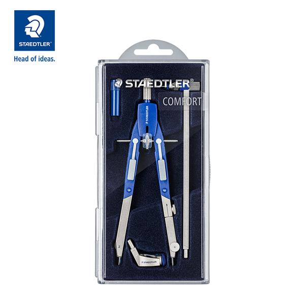 【ブランド名】ステッドラー【シリーズ名】COMFORT Mars【商品番号】SL-CP-552-02N【種類】コンパス　【カラー】Mars 552-02：552 02【仕様】両脚式穂替差込径：φ4.0mm適正使用半径：10〜180mm【付属...