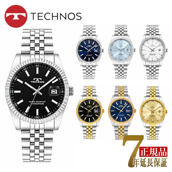 テクノス  メンズ 腕時計 アナログ  T6C10SB T6C10SN T6C10SI T6C10SW T6C10TB T6C10TN T6C10TC